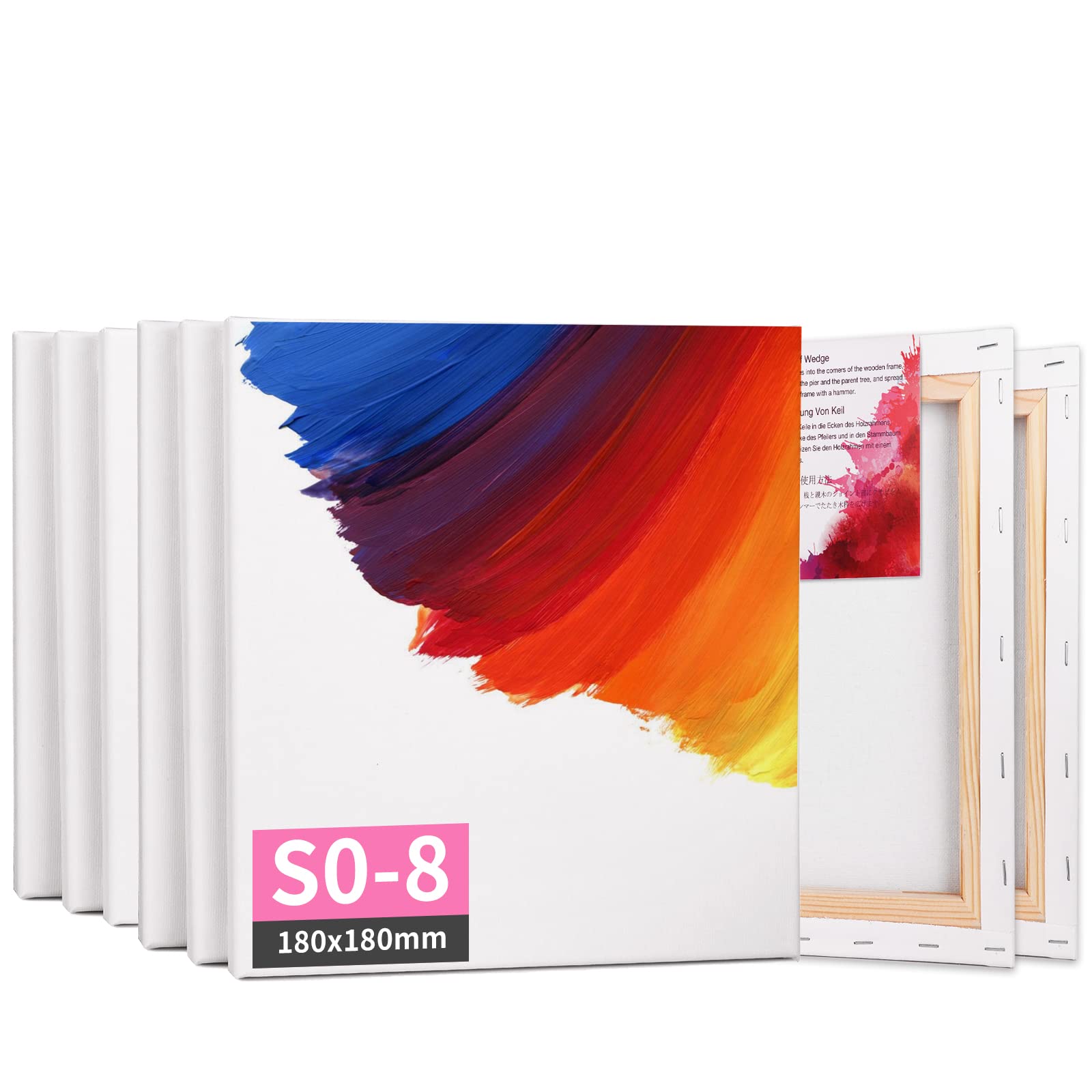 Amazon.co.jp: JIPON キャンバス 張りキャンバス S0 キャンバスボード